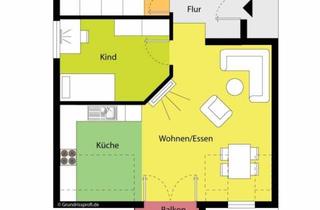 Wohnung kaufen in 01689 Weinböhla, Sichern statt suchen: Vermietete 3-Zimmer-Kapitalanlage in Weinböhla!
