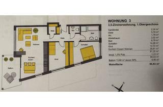 Wohnung mieten in Öschgasse, 88348 Bad Saulgau, Luxuriöse 3,5-Zimmer-Wohnung mit Balkon und Garage in Bad Saulgau