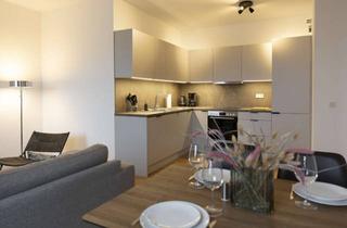 Wohnung mieten in Langhansstrasse 79, 13086 Weißensee, Neubau 2-Zimmer Wohnung mit Balkon, Fußbodenheizung & Premium Möblierung