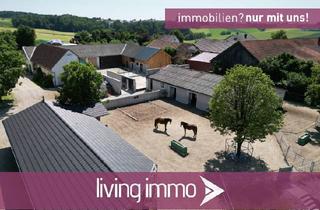 Haus kaufen in 94491 Hengersberg, Gepflegtes Reiteranwesen mit schönem Wohnhaus und ca. 5,4 Hektar Grund in toller Lage