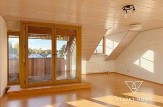 Wohnung kaufen in 86415 Mering, Charmante 3,5-ZKB Whg (Leerstand) über 2 Ebenen inkl. Außen-SP - verkehrsgünstige Lage in Mering