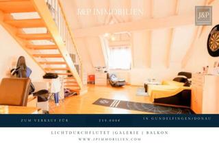 Wohnung kaufen in 89423 Gundelfingen, Lichtdurchflutete Maisonettewohnung mit Galerie und Balkon in zentraler Lage