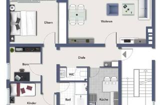 Wohnung mieten in 49497 Mettingen, Helle 4-Zimmer-Wohnung mit Balkon in Mettingen