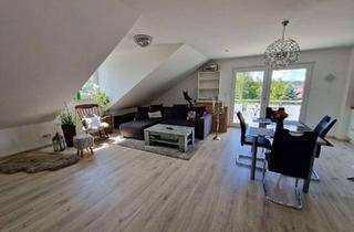 Wohnung mieten in Erlenweg 1a, 82515 Wolfratshausen, Stilvolle, neuwertige 3-Zimmer-Dachgeschosswohnung mit geh. Innenausstattung mit Balkon und EBK