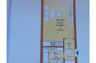 Wohnung mieten in Erikastr. 18b, 84032 Wolfgang, Stilvolle 1-Zimmer-Erdgeschosswohnung mit EBK und neuem Bad + Balkon in Landshut *Renoviert*