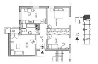 Tauschwohnungen in Dreikönigstraße, 79102 Wiehre, Tauschwohnung: Schöne, zentrale 3 Zimmer mit Balkon im Herzen der Wiehre