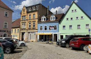 Haus kaufen in 01896 Pulsnitz, Gründerzeit trifft Zukunft: Vielseitiges Wohn- und Geschäftshaus im Herzen von Pulsnitz! **DENKMAL**