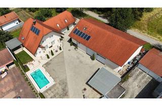 Einfamilienhaus kaufen in Gottlieb-Daimler-Str. 17, 86830 Schwabmünchen, Attraktives Einfamilienhaus mit Pool, Einliegerwohnungen, Gewerbehalle und großem Grundstück