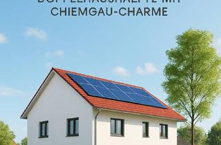 Doppelhaushälfte kaufen in 83125 Eggstätt, Neubau-Doppelhaushälfte in Eggstätt – modern, nachhaltig, individuell mit verschiedenen Varianten