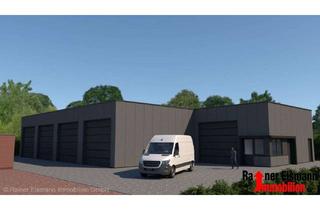 Gewerbeimmobilie kaufen in 46446 Emmerich, Emmerich: Neubau einer Gewerbehalle mit kleinem Büro und Garagenboxen