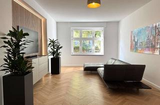 Immobilie mieten in 48149 Münster, Münsters X-Viertel: Hochwertig sanierte und möblierte Altbauwohnung mit Gartenterrasse.