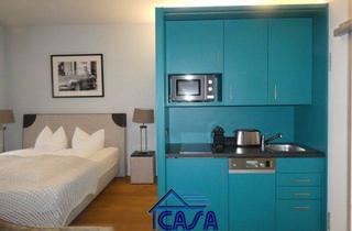 Wohnung mieten in 60313 Frankfurt, NAHE ALTE OPER: Studio der Extraklasse mit Skyline Blick, Designermöbel