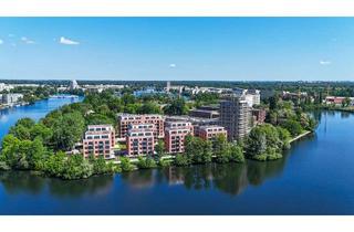 Penthouse kaufen in Eiswerderstraße 10, 13585 Spandau, Neubau-Penthouse mit Wasserblick: 2 Zimmer mit sonniger Dachterrasse - offenes Raumkonzept - Parkett