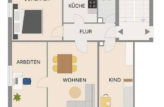 Wohnung mieten in 88046 Friedrichshafen, 4-Zimmer-Wohnung in Friedrichshafen – Nähe Hohenstaufenplatz – ab 15.01.2026 oder 01.02.2026