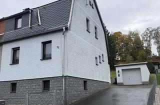 Doppelhaushälfte kaufen in Wernitzgrüner Straße 72, 08258 Markneukirchen, Doppelhaushälfte mit gr. Garage und Gartenlaube als Ferienobjekt oder zum selber Wohnen