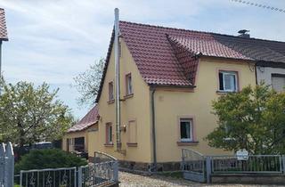 Einfamilienhaus kaufen in 01612 Nünchritz, Nünchritz - Gepflegtes Einfamilienhaus (DHH) mit schönem Garten Nebengelass