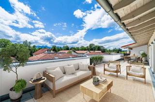 Penthouse kaufen in 83059 Kolbermoor, Penthousewohnung über zwei Ebenen mit großzügigem Raumangebot und traumhaftem Alpenblick