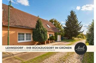 Einfamilienhaus kaufen in 14827 Wiesenburg, Ländliches Wohnglück in Lehnsdorf: Gepflegtes Einfamilienhaus mit Garten, Garage und Ausbaupotenzial