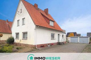 Haus kaufen in 27313 Dörverden, Wohnhaus mit Nebengebäude und großem Grundstück in beliebter Wohnlage