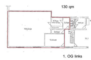 Büro zu mieten in 26603 Aurich, Große Büro-/Schulungs-/Geschäftsfläche zu vermieten - 130 m² zentral in Aurich