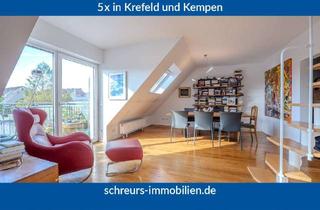 Wohnung kaufen in 47839 Hüls, Moderne 2 Zimmer-DG-Wohnung mit ausgebautem Spitzboden, Balkon, Stellplatz, 77 qm Wohn-Nutzfläche