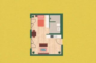 Wohnung kaufen in Dietzgenstraße 16, 13156 Niederschönhausen, Erstbezug: Moderne 1-Zimmer Wohnung in Berlin-Niederschönhausen