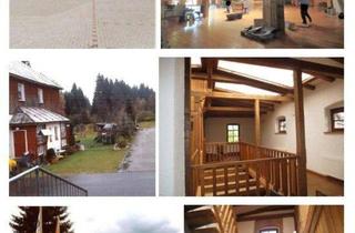 Haus kaufen in 08223 Grünbach, Objekt-Nr.: 114/23 - Extravagantes Paketangebot! 5 faszinierende Gebäude – WGH, 2 EFH, Halle, Galeriehaus teilw. mit toller Holzausstattung in Grünbach OT Muldenberg