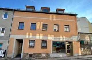 Haus kaufen in 08468 Reichenbach, Objekt-Nr.: 2025 - Wohn- und Geschäftshaus mit Laden und 2 WE wartet auf Modernisierung im Zentrum von Reichenbach
