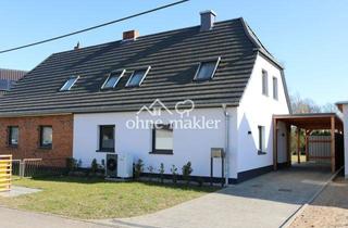 Doppelhaushälfte kaufen in Stülower Dorfstraße 9B, 18211 Stülow, Wohnen auf höchstem Niveau für Anspruchsvolle mit Wohlfühlfaktor in Stülow (VB)