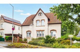 Haus kaufen in 32120 Hiddenhausen, Zweifamilienhaus mit Gestaltungspotenzial, idyllischem Garten und Stellplätzen in begehrter Lage