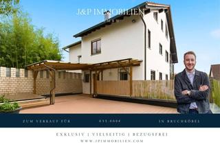 Doppelhaushälfte kaufen in 63486 Bruchköbel, Doppelhaushälfte mit ELW, 3 Terrassen und Wintergarten – ideal für Familien oder Mehrgenerationen!