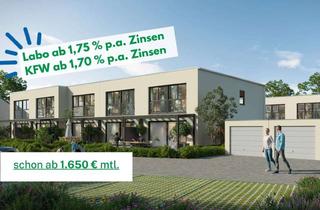 Reihenhaus kaufen in 87600 Kaufbeuren, Neubau-Reihenhaus mit Garten in Neugablonz – KfW 40 / Haus 14