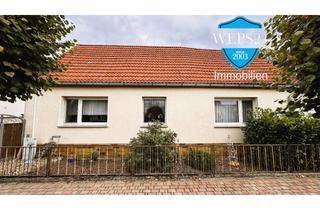 Doppelhaushälfte kaufen in Sonnenmannstraße 49, 39517 Uetz, Doppelhaushälfte mit Auffahrt, Garage, Garten und Nebengelass