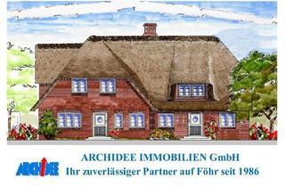 Haus kaufen in Bi Trentaft 12, 25938 Utersum, Traumhaftes Reetdachhaus mit 1 Wohnung und 1 Ferienwohnung
