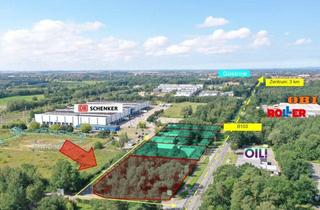 Grundstück zu kaufen in Glasewitzer Chaussee 33, 18273 Güstrow, Werbewirksames Gewerbe-Eckgrundstück an der B103! 3 km ins Zentrum und 6 km zur BAB 19