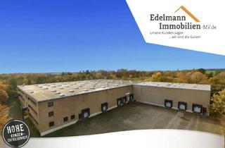 Gewerbeimmobilie kaufen in 18299 Laage, Lager- & Produktionshalle mit Verwaltungstrakt, LKW Laderampen, Stellplätzen und Rangierflächen in K