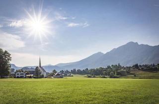 Grundstück zu kaufen in 83416 Saaldorf-Surheim, 10km Salzburg - Baugrundstück für EFH in absolut ruhiger, sonniger Lage bei Salzburg - Alpenpanorama