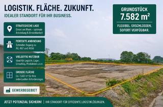 Gewerbeimmobilie kaufen in 68623 Lampertheim, Großzügiges Gewerbegrundstück (7.582 m²) – Ideal für Logistik, Produktion & Montage in Lampertheim
