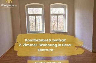 Wohnung kaufen in 07545 Gera, Lichtdurchflutete 2-Zimmer-Wohnung mit Wohlfühlcharakter im Zentrum von Gera