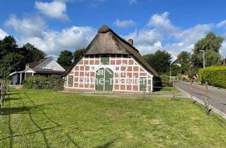 Haus kaufen in 21755 Hechthausen, 5-Zi. - Reetdachhaus, ideal für Hunde-und Kleintierhaltung !
