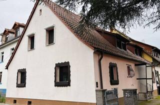 Doppelhaushälfte kaufen in Federbachstraße 26, 76189 Daxlanden, Charmante sanierungsbedürftige Doppelhaushälfte mit Altbaucharme, Doppelgarage und neuer Heizung