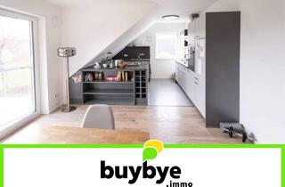 Wohnung kaufen in 97724 Burglauer, Burglauer - Burglauer: Moderne 4-Zimmer-Dach-Wohnung mit Balkon in Burglauer - KfW 40 Plus Standard