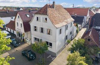 Einfamilienhaus kaufen in Langgasse 32, 64546 Mörfelden-Walldorf, Mörfelden-Walldorf - Mehr Stadtmitte geht nicht - Großes Historisches Haus in Mörfelden zu verkaufen.