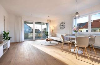 Wohnung kaufen in 86415 Mering, Stilvoll Wohnen in Mering – Modernisierte 3,5-Zi.-Eigentumswohnung mit Balkon, Garten und Tiefgarage