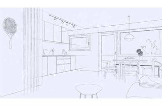 Wohnung kaufen in Agricolastraße 56, 80686 Laim, 3-Zimmer Architekten Wohnung Mid-Century Revival Stil