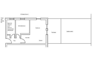 Wohnung mieten in Praschweg, 93049 Westenviertel, Vermiete kl. 2 Zimmer Wohnung mit Terrasse und Garten