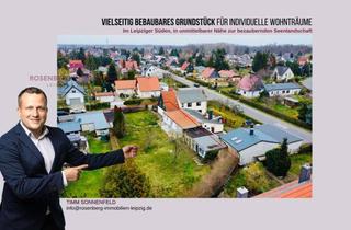 Grundstück zu kaufen in Klabundweg 30, 04289 Leipzig, Großzügiges Baugrundstück im Leipziger Süden, nahe der Seenlandschaft, mit viel Gestaltungspotenzial