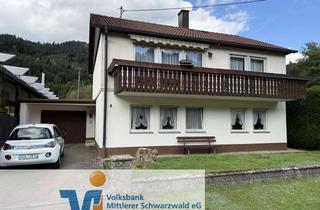 Einfamilienhaus kaufen in 77709 Wolfach, Einfamilienhaus mit Blick auf die Kinzig in Halbmeil – viel Potenzial für eigene Ideen!