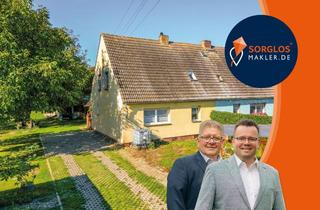 Doppelhaushälfte kaufen in 39343 Eimersleben, Ländliche Ruhe trifft Raum für Ideen – Doppelhaushälfte mit großem Grundstück in Vorwerk