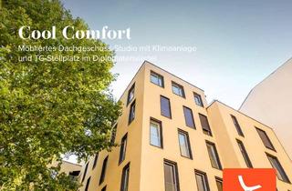 Wohnung kaufen in 10785 Tiergarten, Cool Comfort - Möbliertes Dachgeschoss-Studio mit Klimaanlage und TG-Stellplatz im Diplomatenviertel